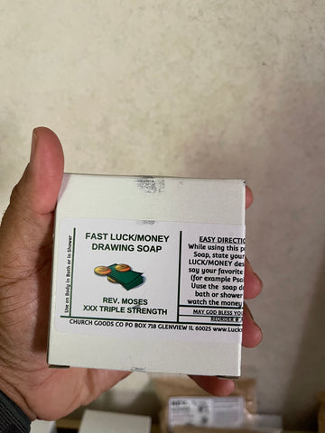 Fast Luck/Money Drawing Soap