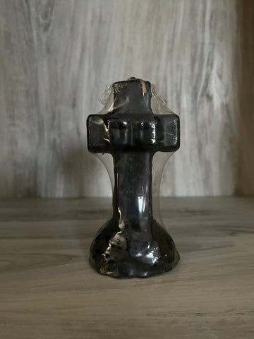 Black Cross Candle