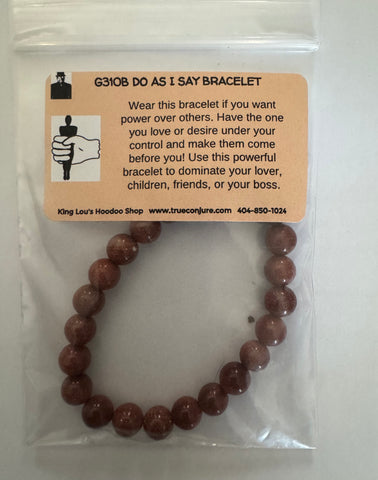 Do as I Say Controlling Bracelet